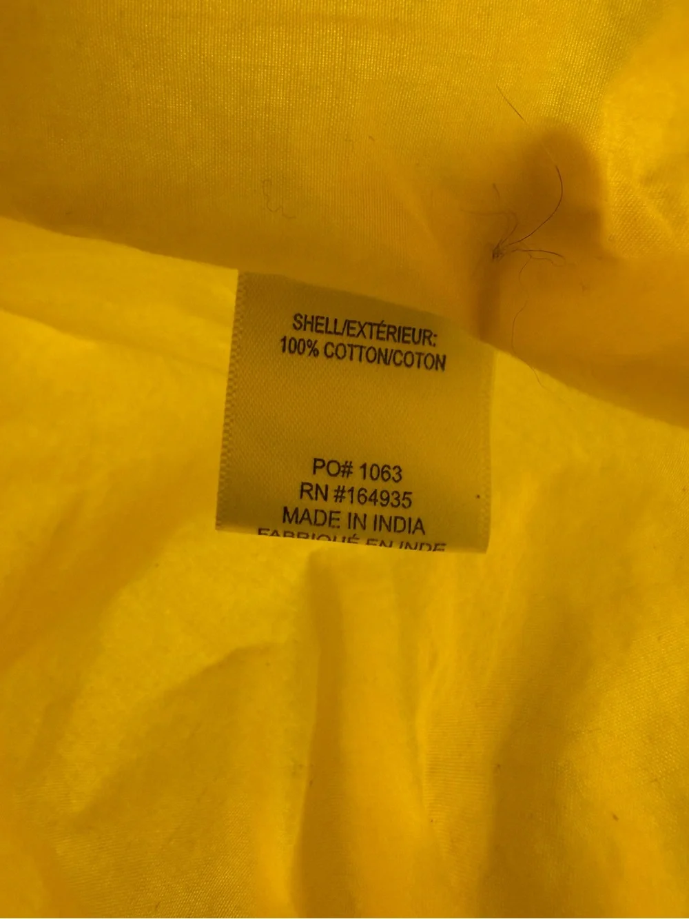 Frances Valentine 1X Yellow Cotton Popover Blouse Ruched Puff Sleeve Top